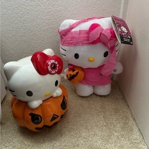 Hello Kitty Pink Mummy Halloween Plush with Cookie Jar